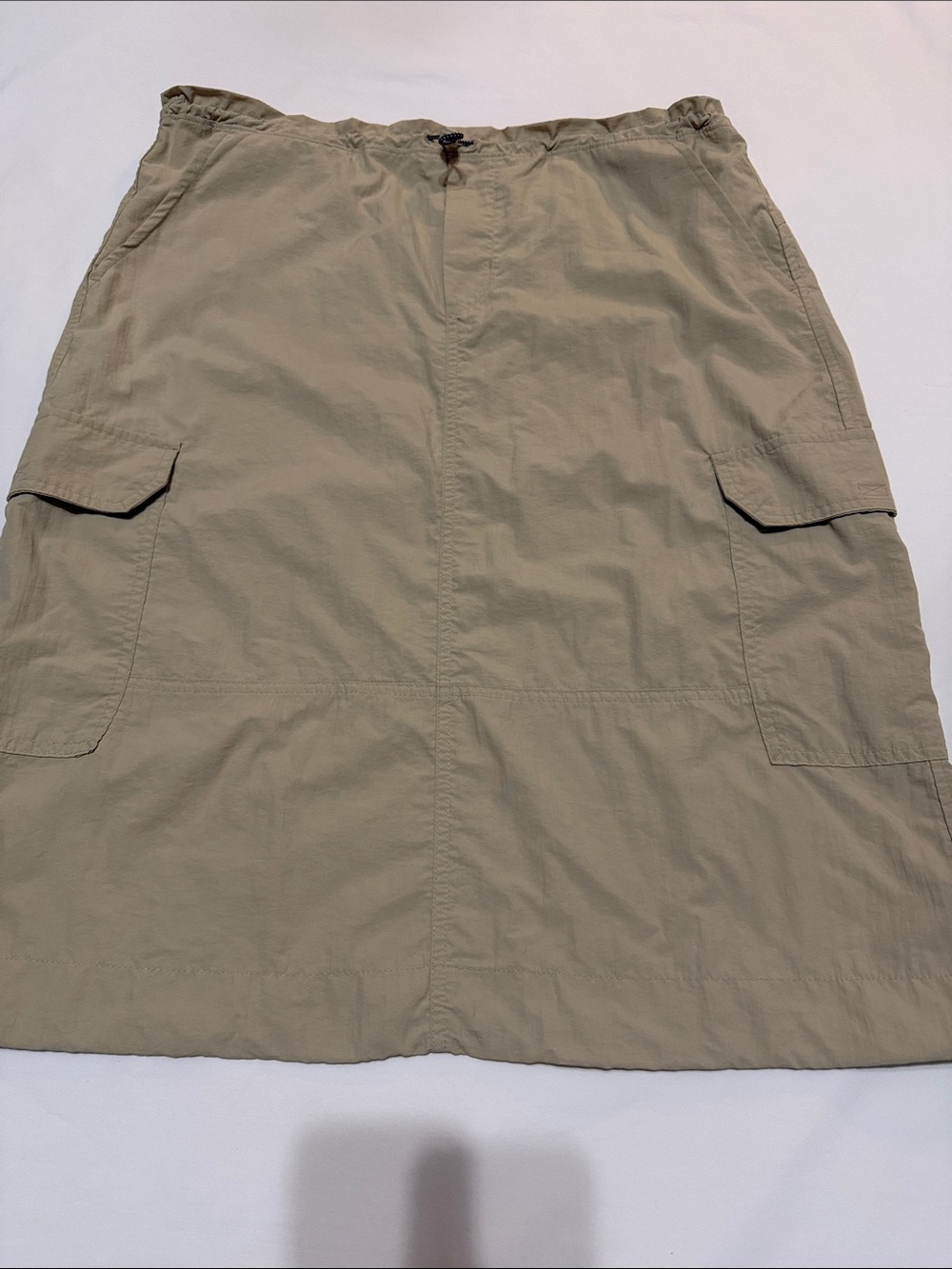 Old Navy Women’s Casual Cargo Parachute Skirt in Khaki MP